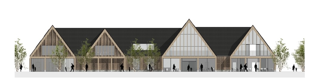 Wellbank Park Community Hub - Phase 2 - Front View