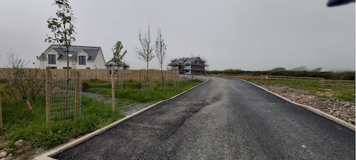 Wellbank Park Self Build Development - Roads Laid